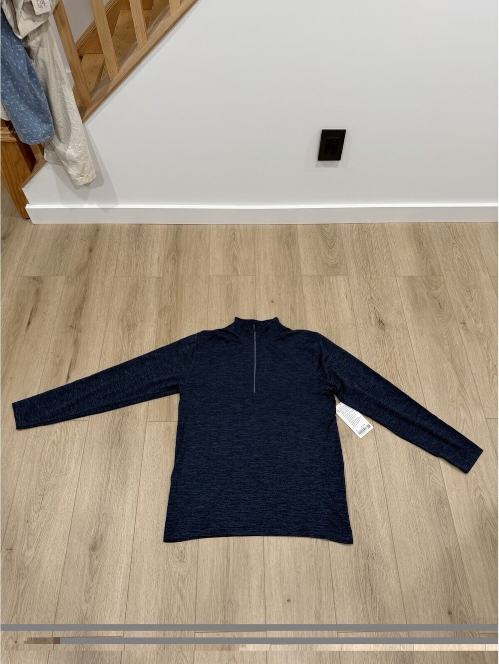 NWT Lululemon Men’s Metal Vent Tech Midweight 1/2 Zip XL Blue